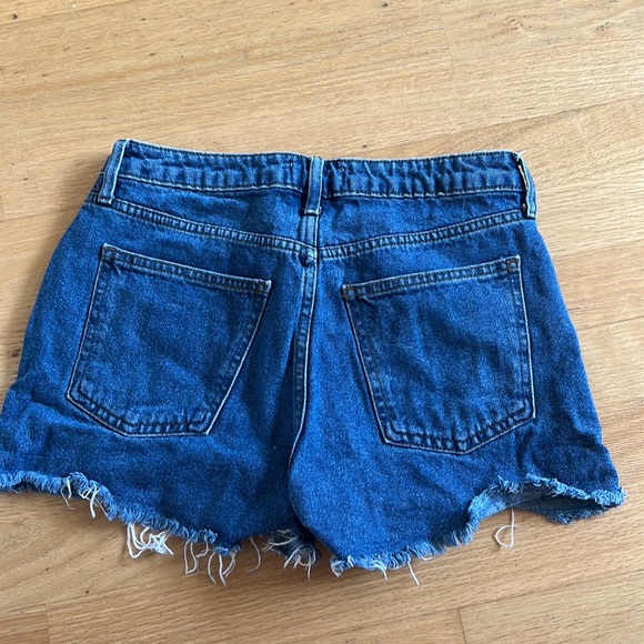 Denim high waisted shorts - Picture 3 of 3